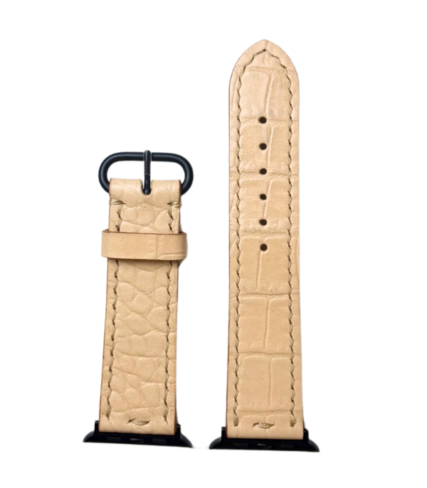 Gator Stamped Leather Summerlin Apple Watch Band