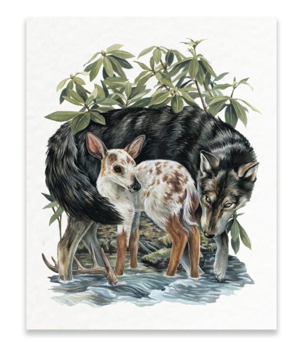 Heart of the Woods Art Print