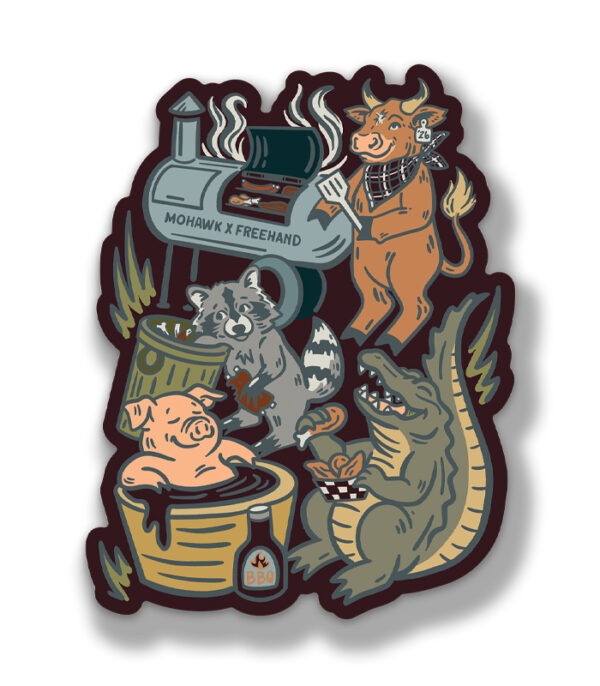 Florida BBQ Sticker