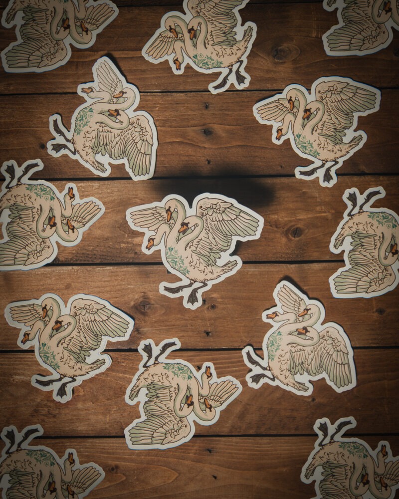 Swan Sticker by Freehand Goods & V. Steiner for ORL Beer Week