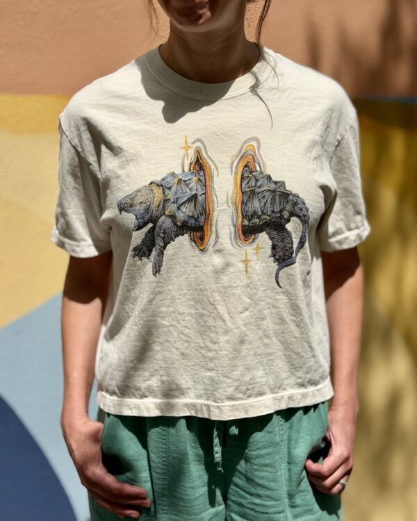 Alligator Snapping Turtle Classic Crop Tee