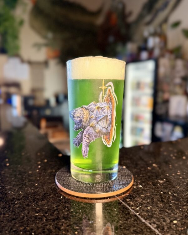 Alligator Snapping Turtle Highball Glass