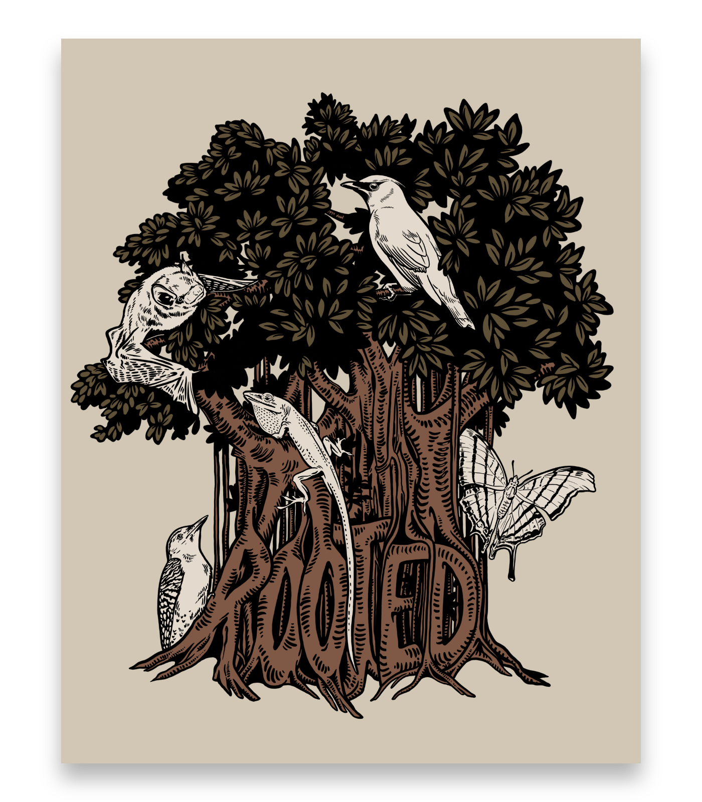 Rooted Art Print