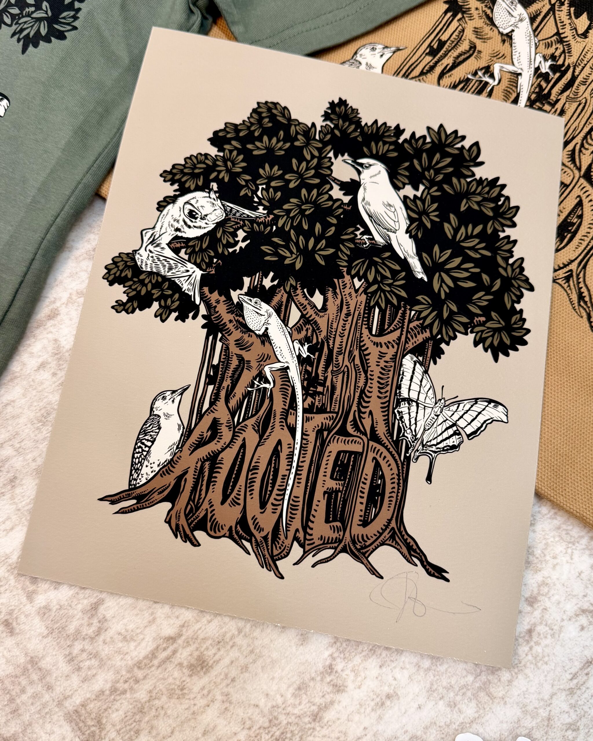 Rooted Art Print