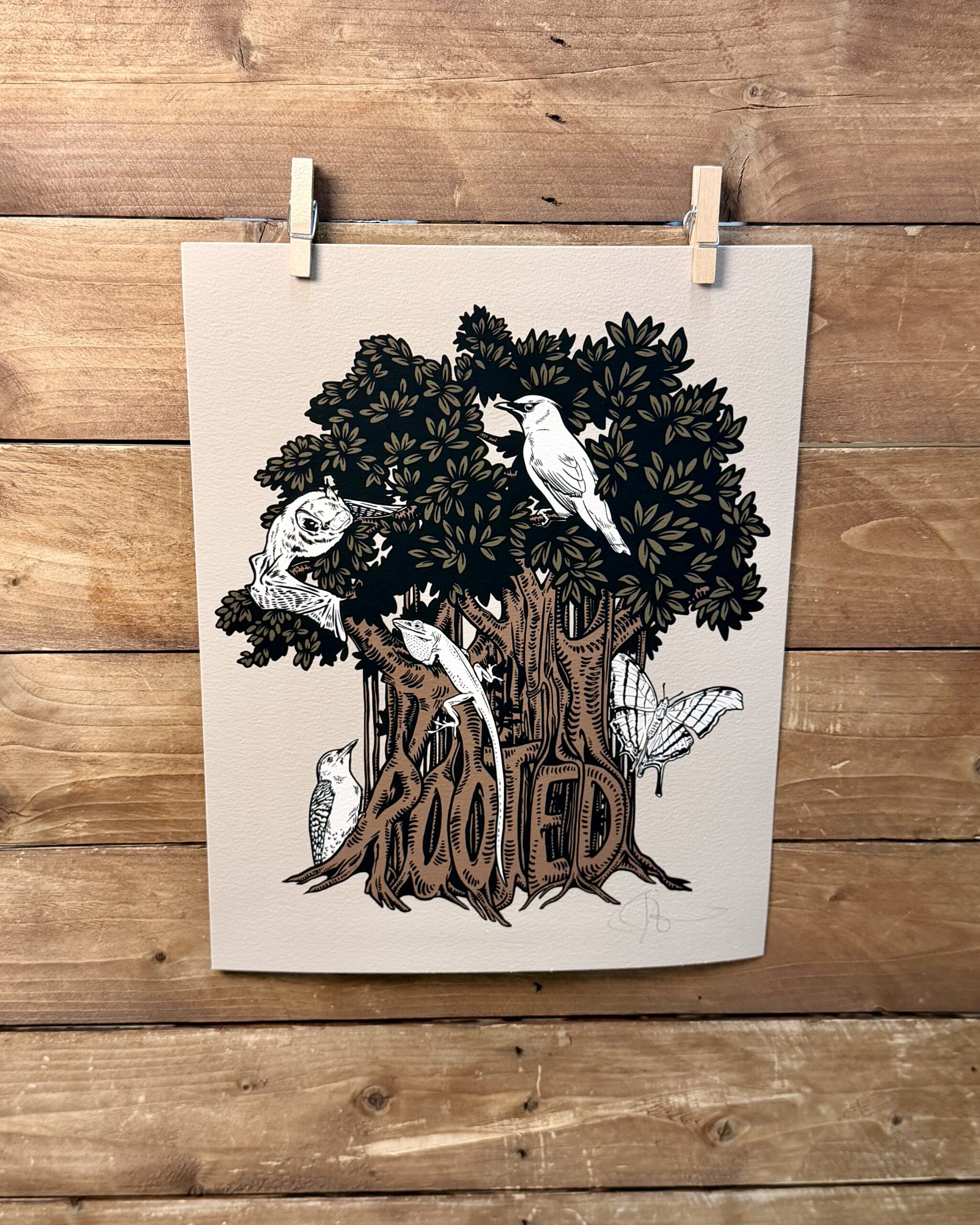 Rooted Art Print