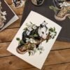 Opossums in the Dogwood Art Print