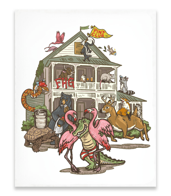 Animal House Art Print