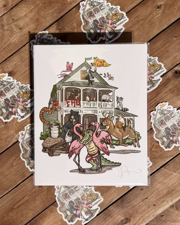 Animal House Art Print