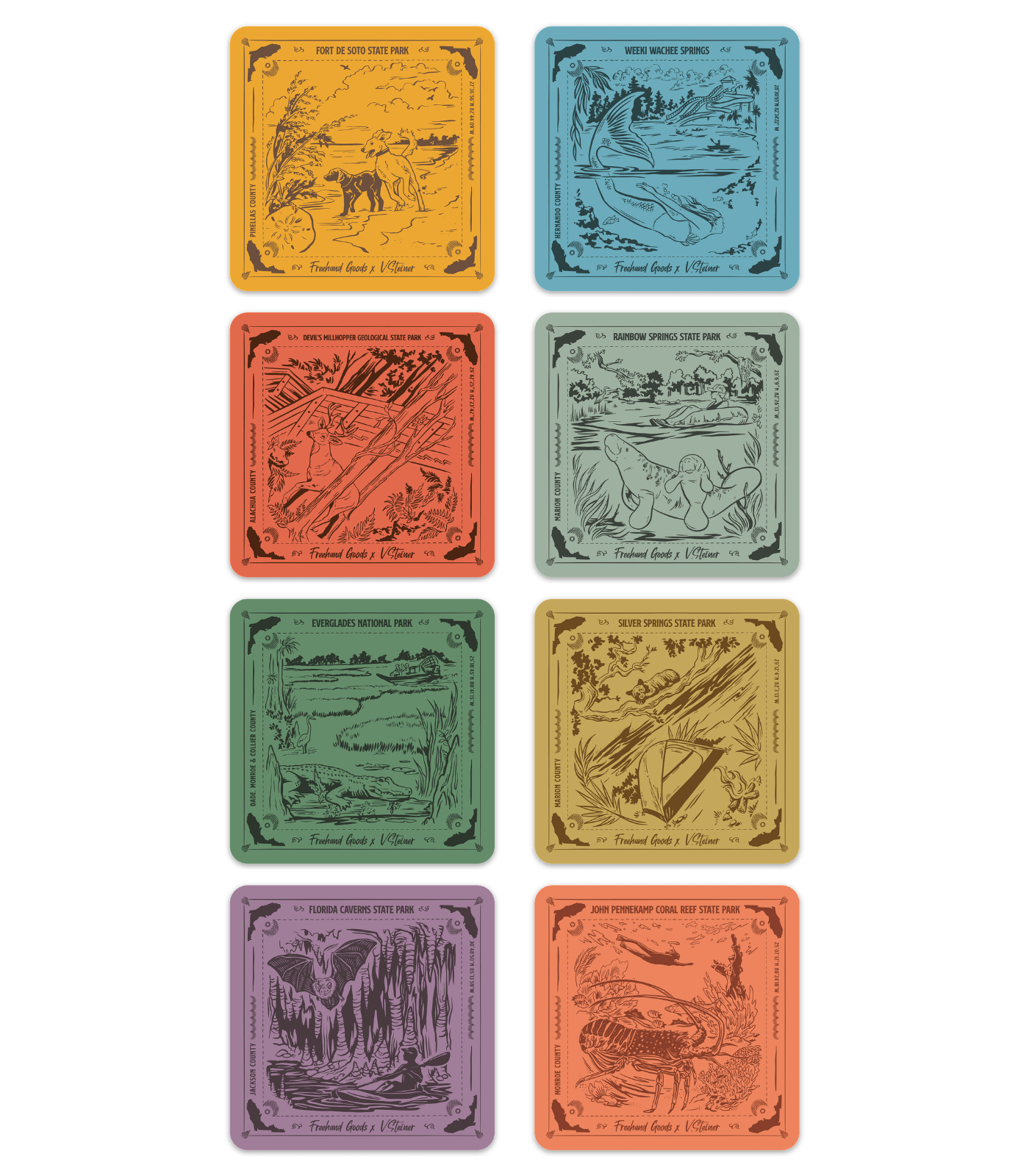FL Parks Sticker Pack