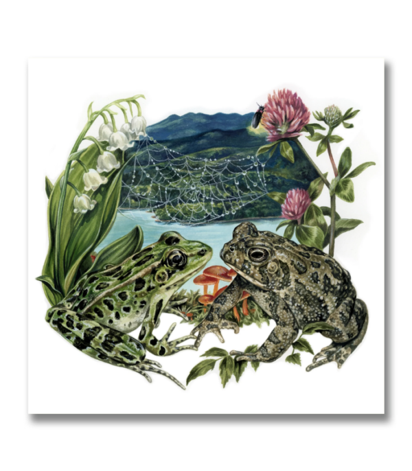 Frog & Toad Art Print