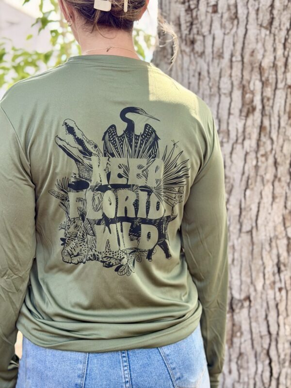 Keep Florida Wild L/S Dry-Fit Tee