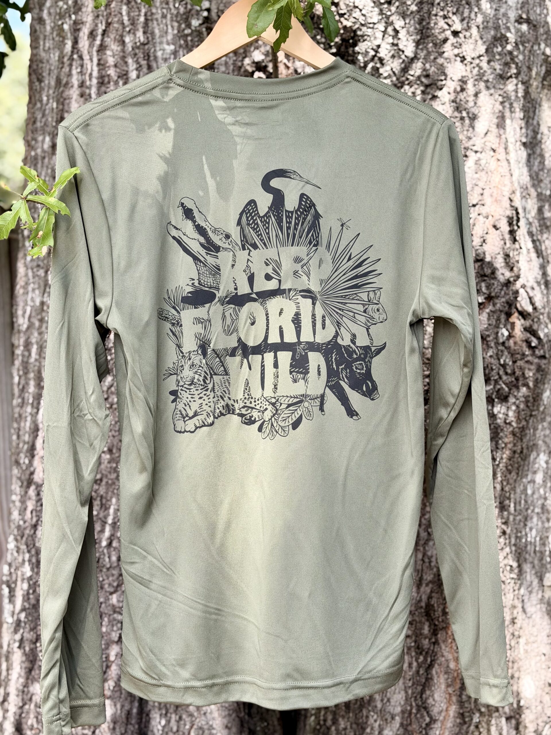 Keep Florida Wild L/S Dry-Fit Tee