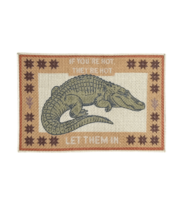 Let Them In Floor Mat