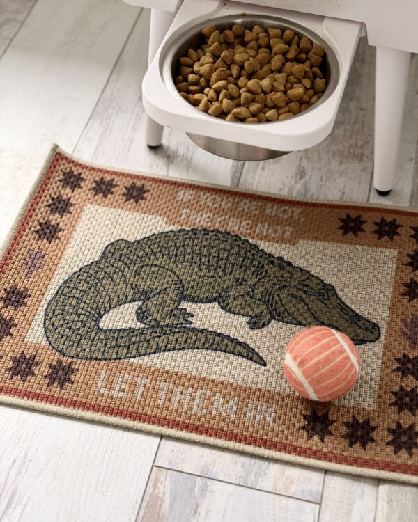 Let Them In Floor Mat