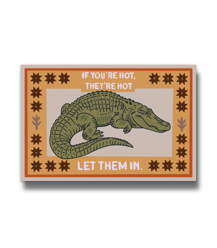 Let Them In Sticker