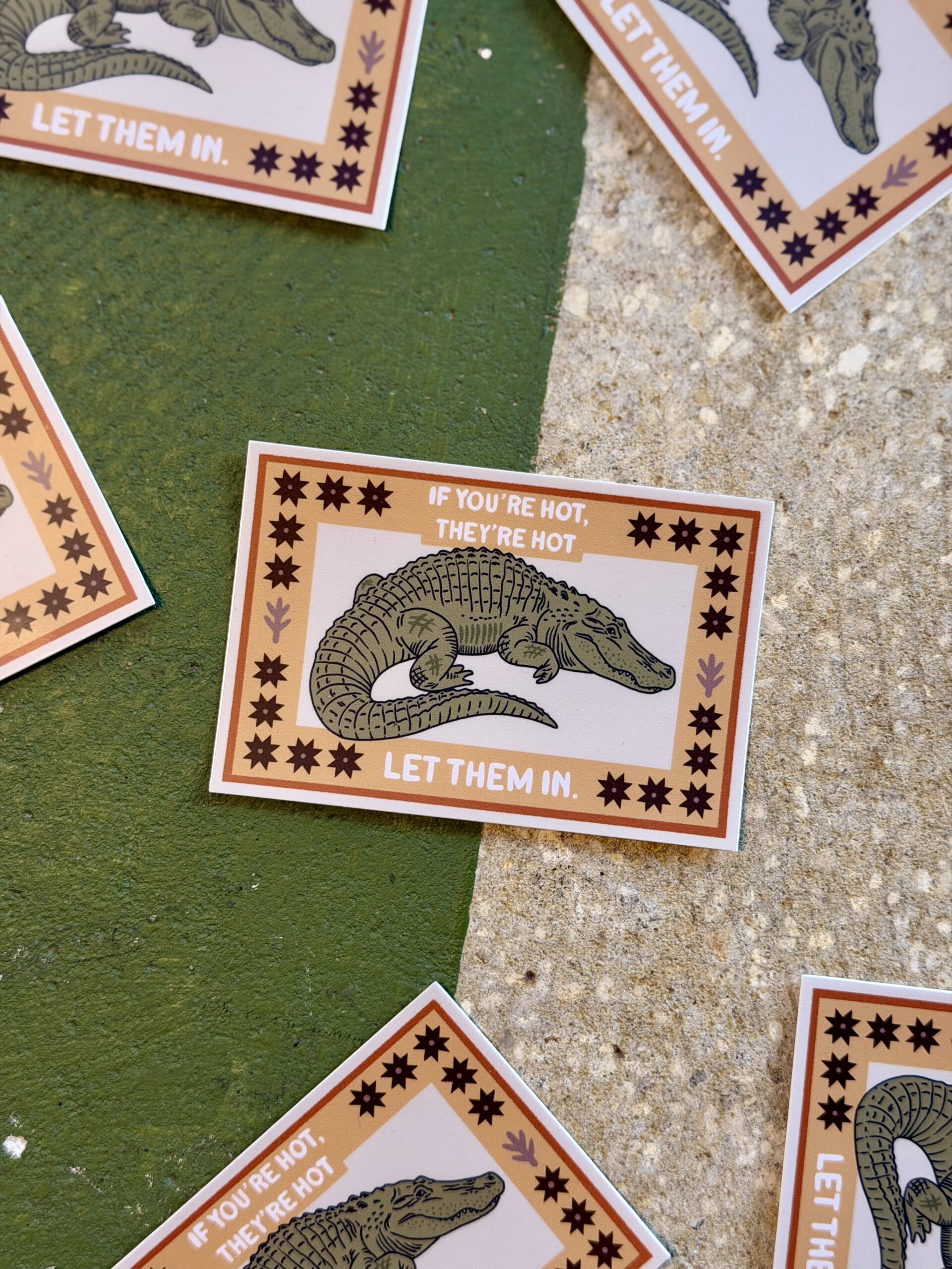 Let Them In Sticker
