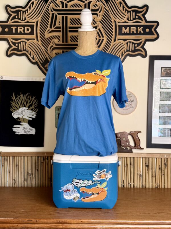 Orange & Blue Tee