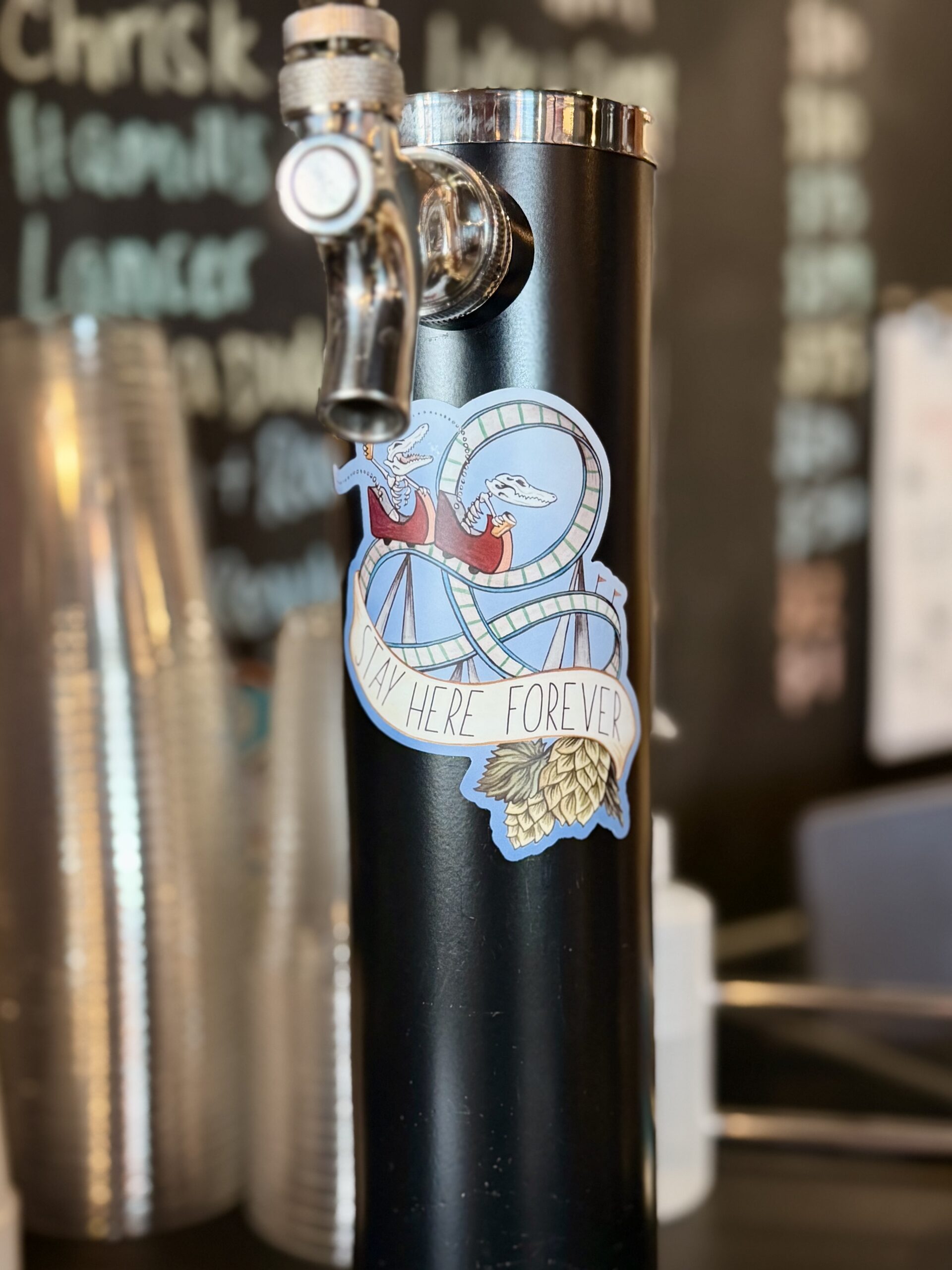 Stay Here Forever Sticker