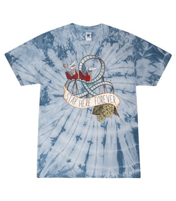 Stay Here Forever Tie-Dye Tee