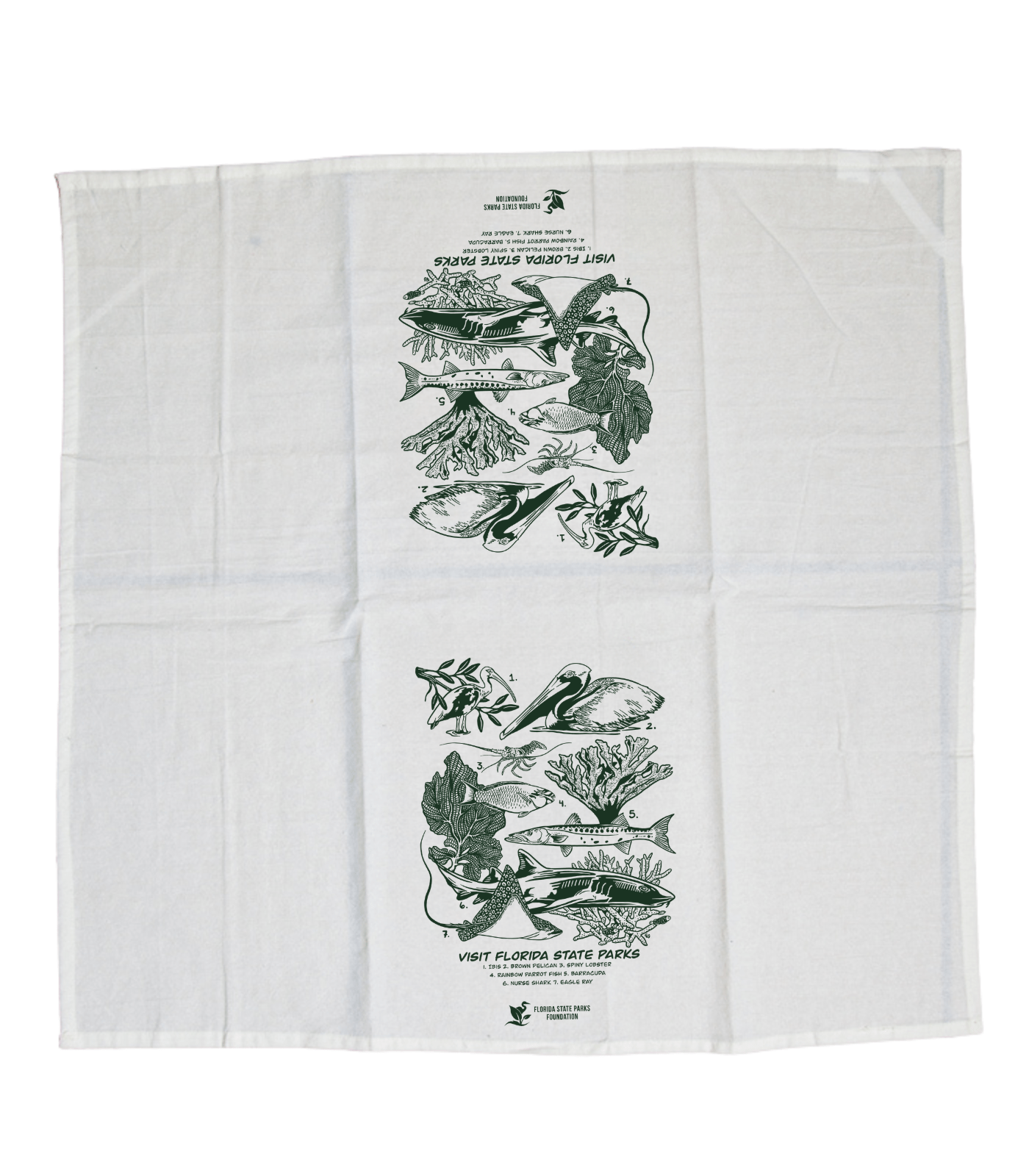 Visit FL State Parks Tea Towel