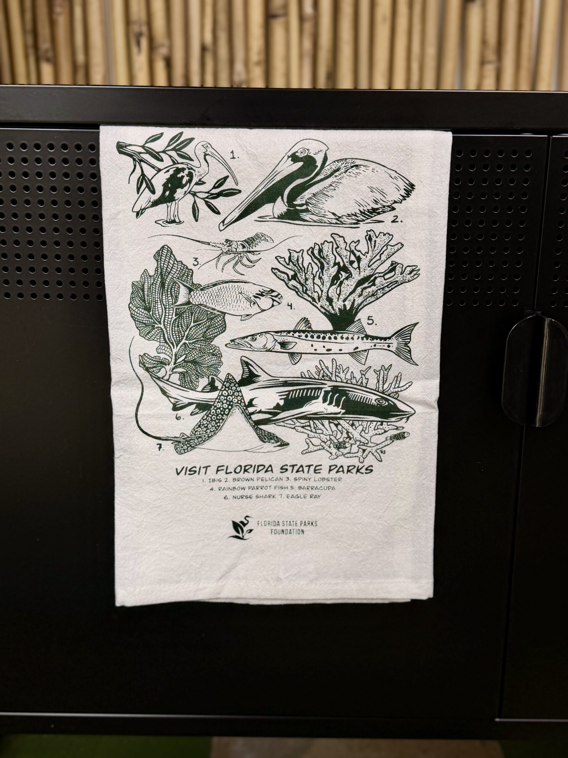 Visit FL State Parks Tea Towel