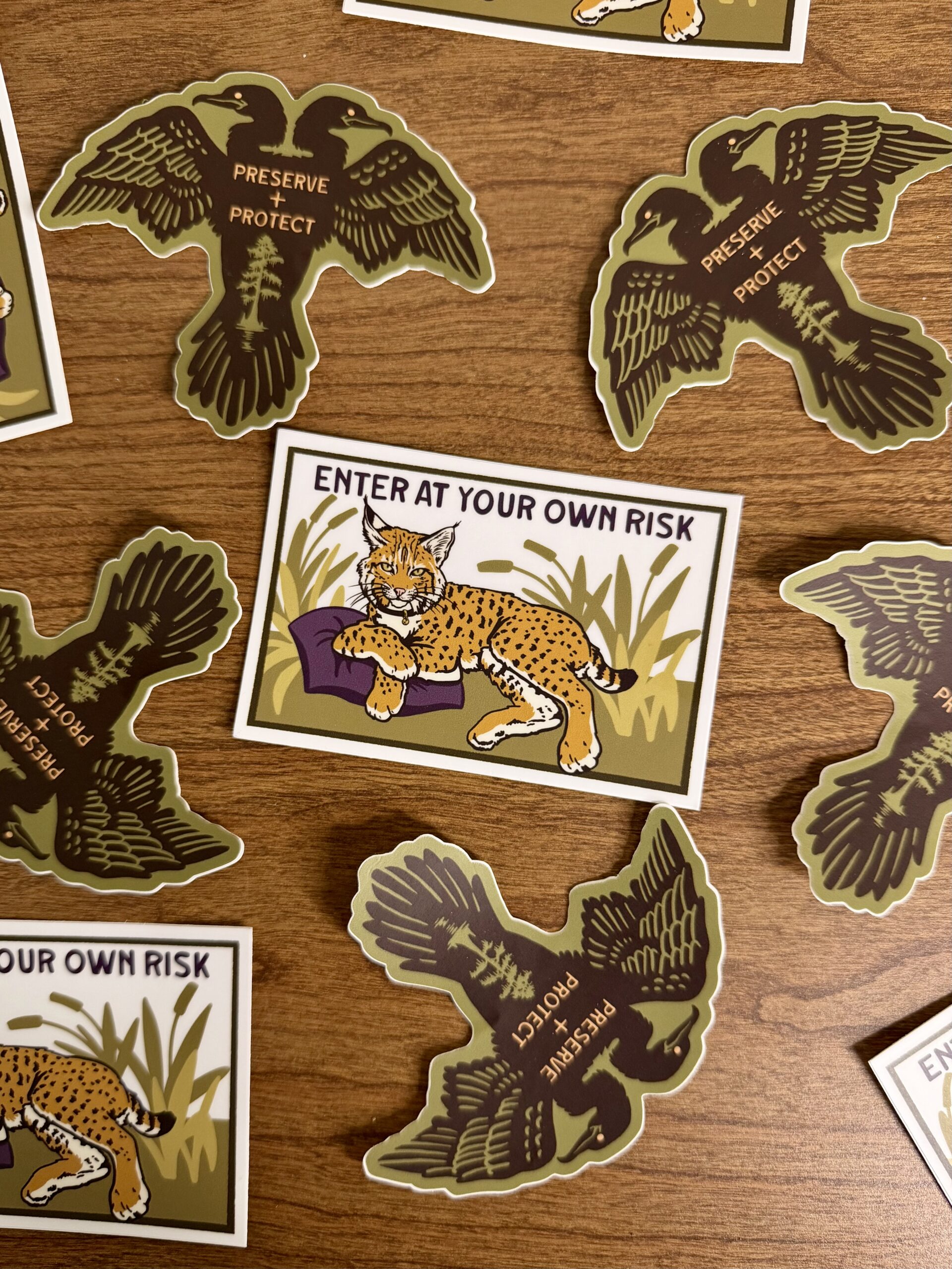 Enter At Your Own Risk Sticker