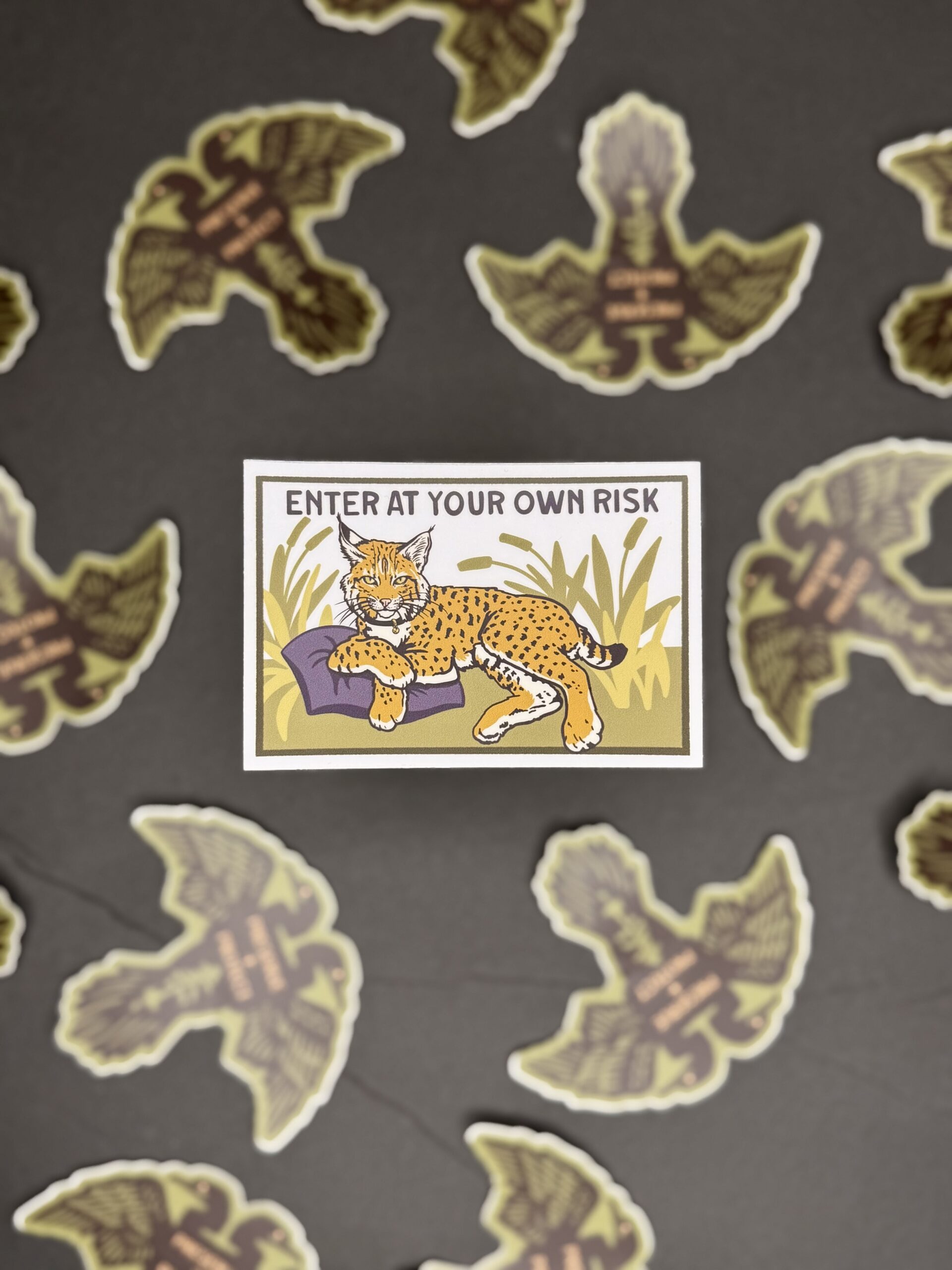 Enter At Your Own Risk Sticker