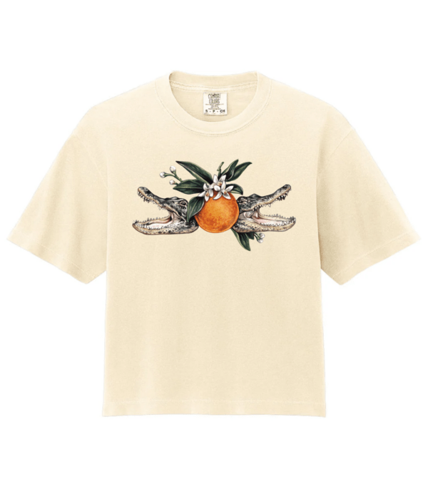 Orange Blossom Classic Crop Tee