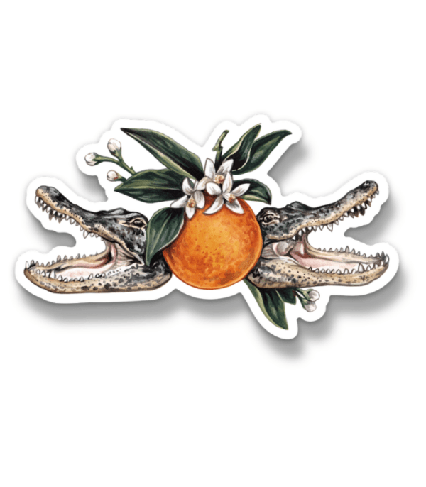 Orange Blossom Sticker