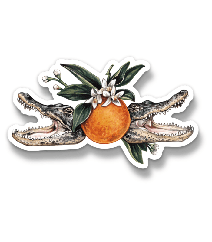 Orange Blossom Sticker