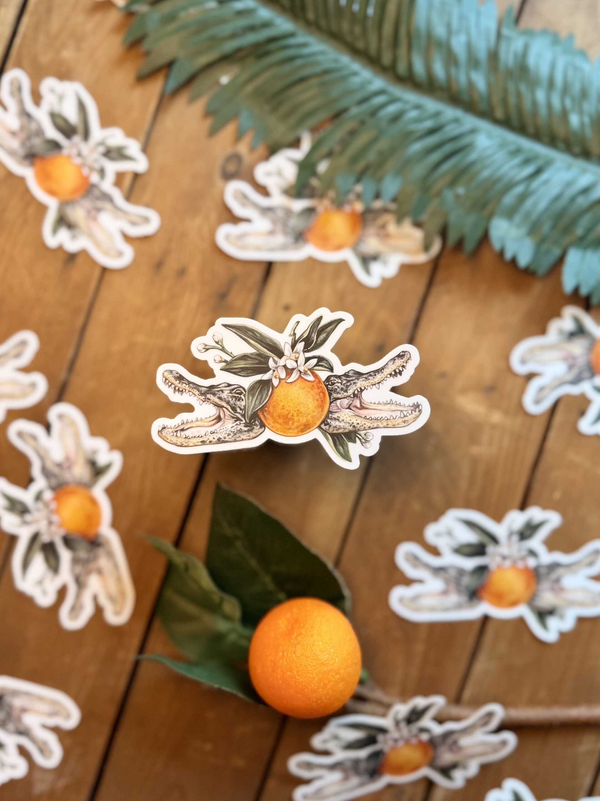 Orange Blossom Sticker