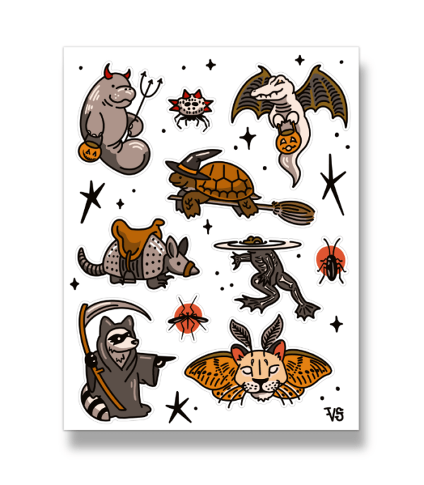 Costume Party Sticker Sheet