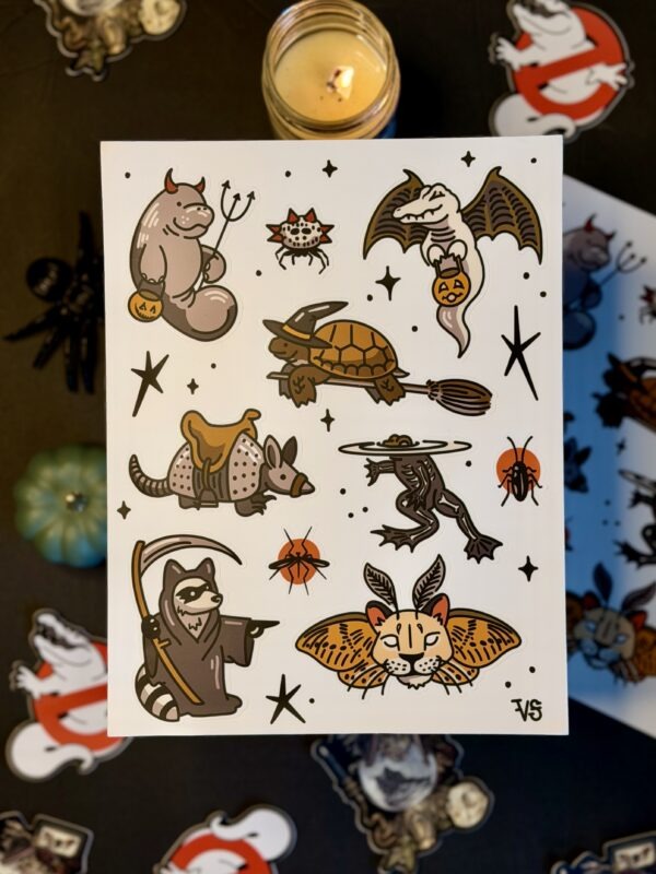 Costume Party Sticker Sheet