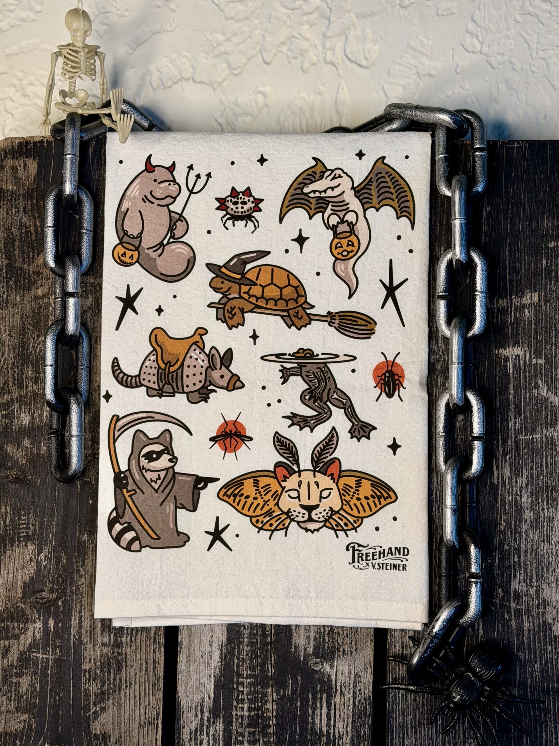 Costume Party Tea Towel