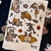 Costume Party Tea Towel