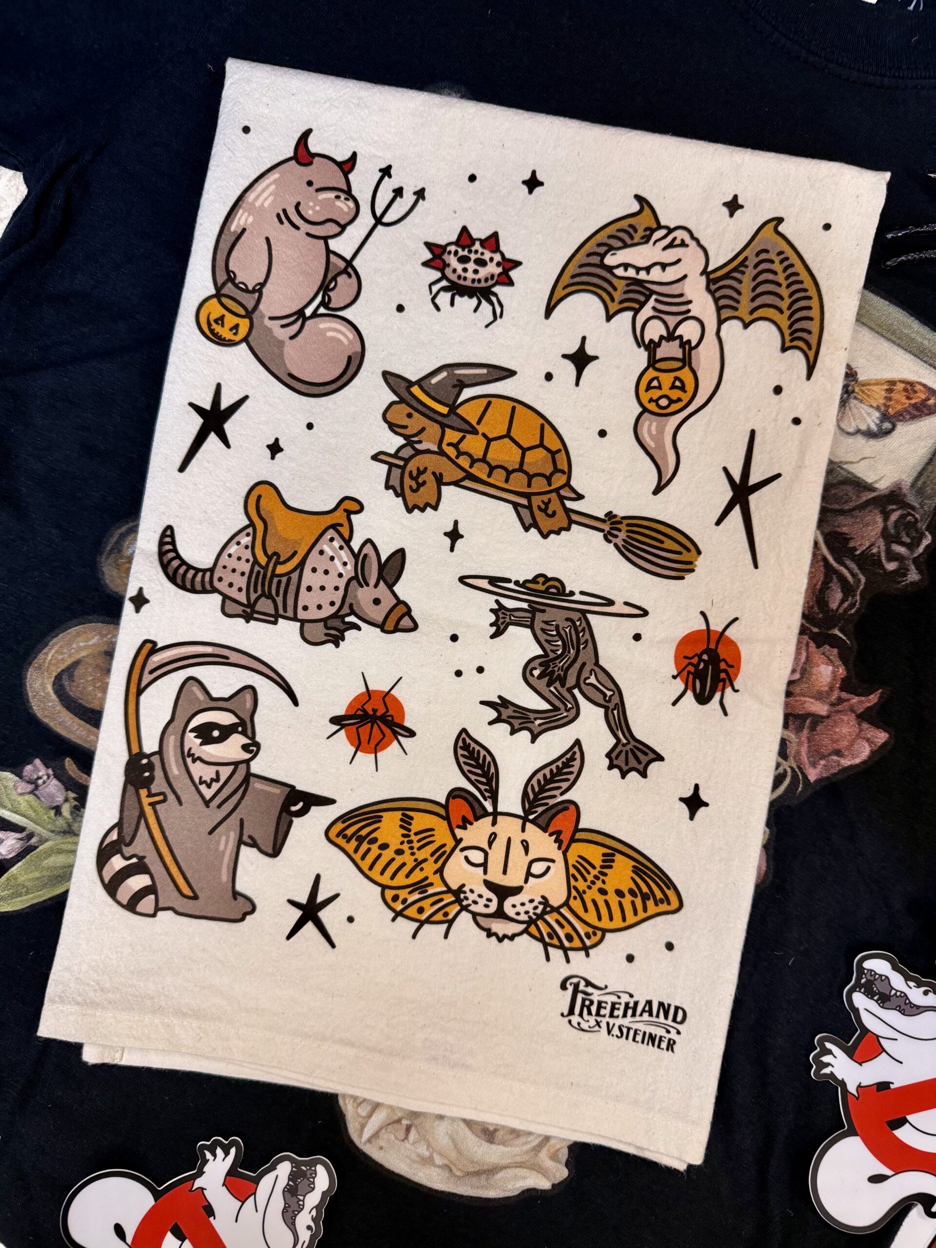 Costume Party Tea Towel