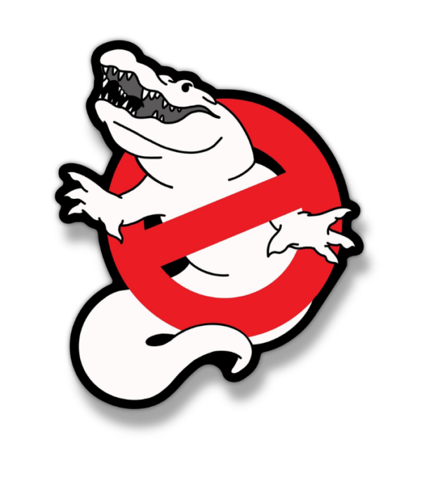 Ghostbuster Gator Sticker
