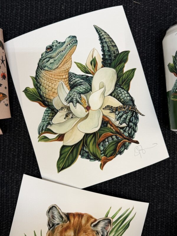 Magnolia Nest Art Print